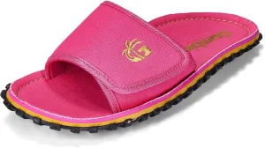 Gumbies Strider Unisex Slides, with Supersoft Cotton Adjustable Strap, Cotton Footbed & Recycled Rubber Sole - Comfort Guaranteed