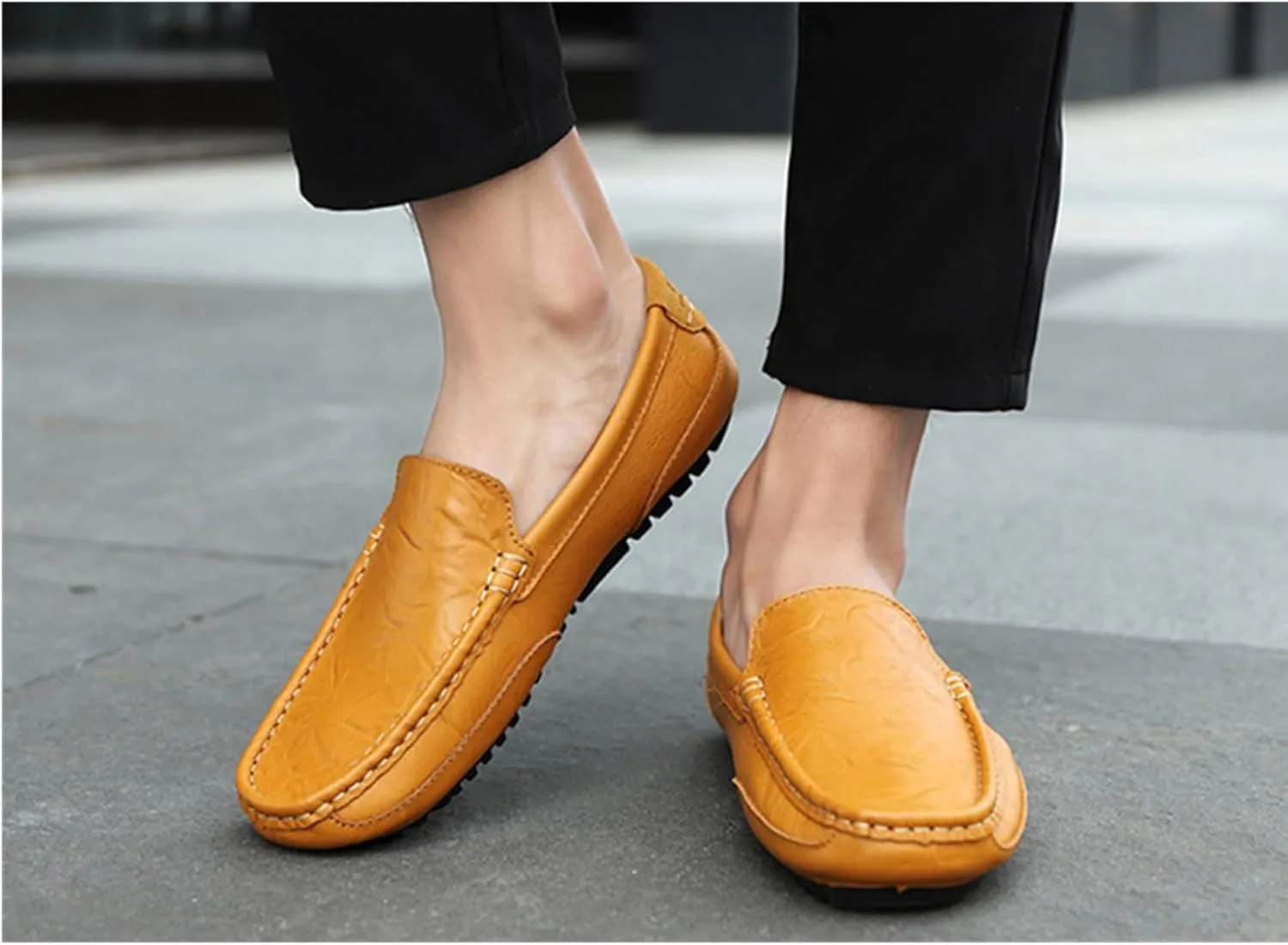 Men's Driving Soft Sole Penny Loafers Slip on Loafer Shoes