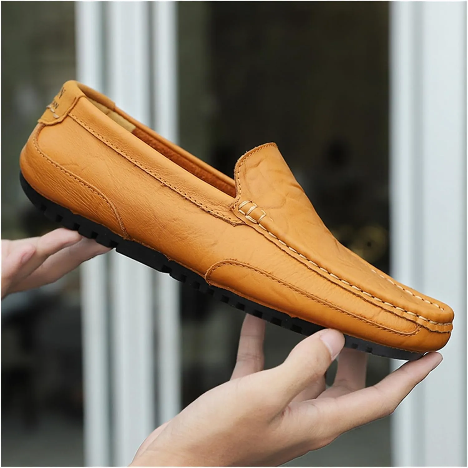 Men's Driving Soft Sole Penny Loafers Slip on Loafer Shoes