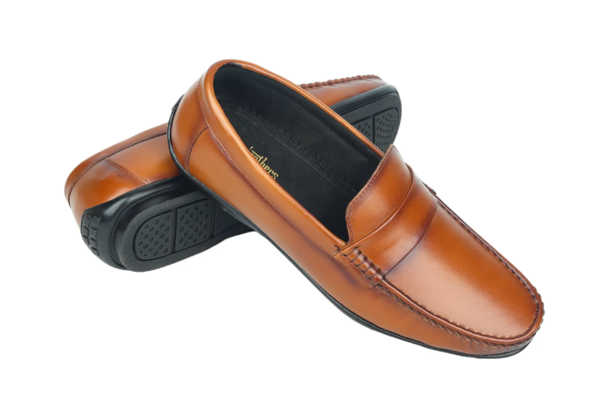 Mens leather loafer shoe 98003