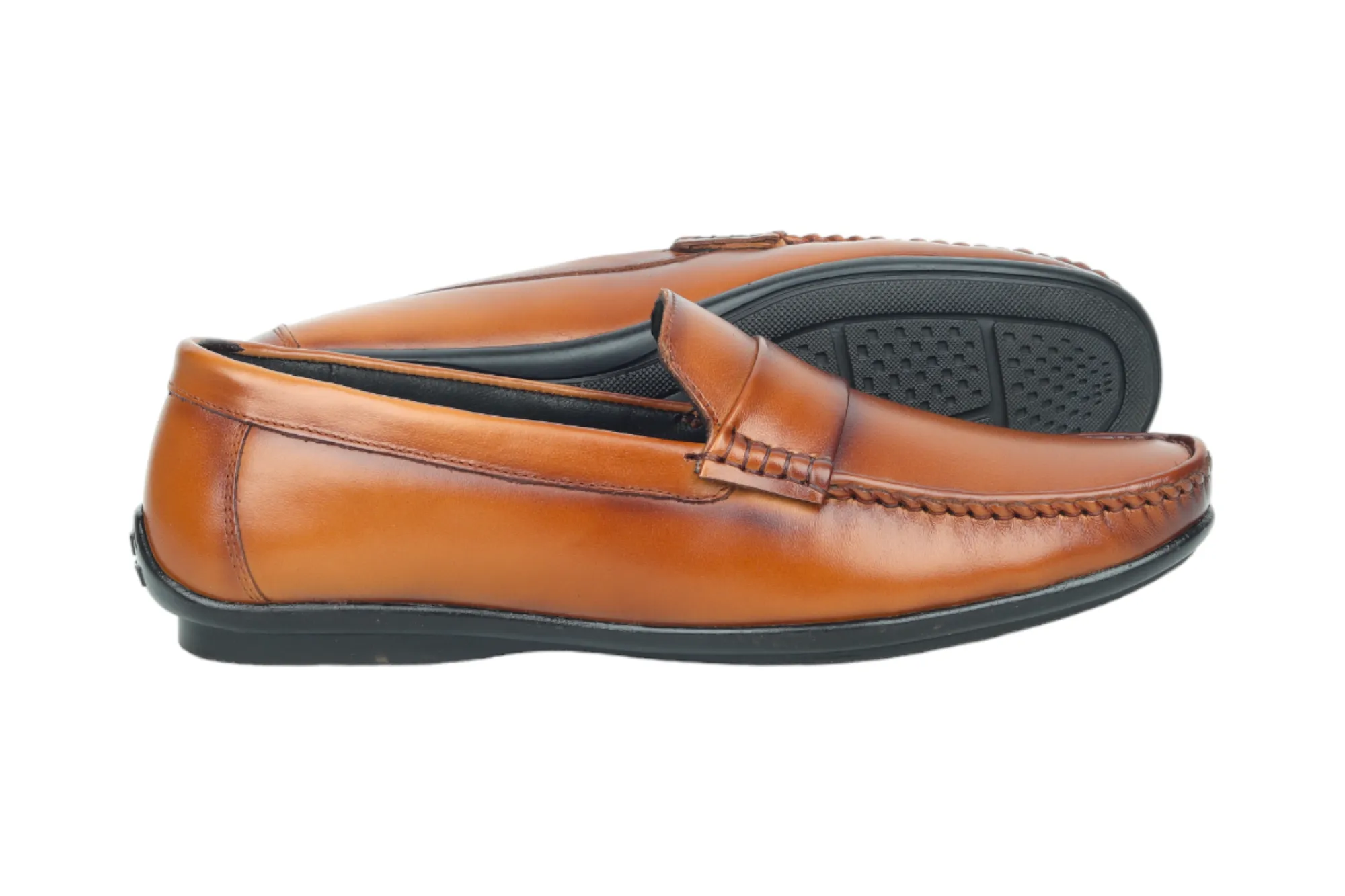 Mens leather loafer shoe 98003