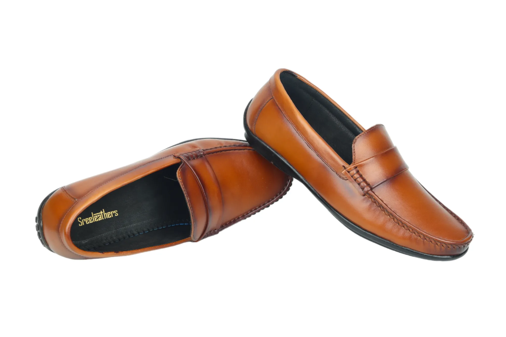Mens leather loafer shoe 98003
