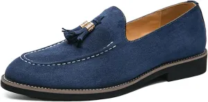 Men's Loafers Dress Shoes Slip-on Formal Tassel Tuxedo Suit Shoes